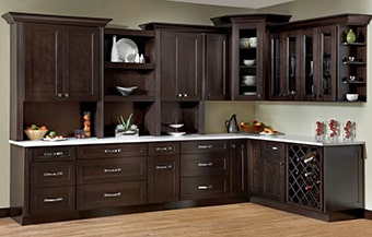 Shaker Espresso original collection finish reference