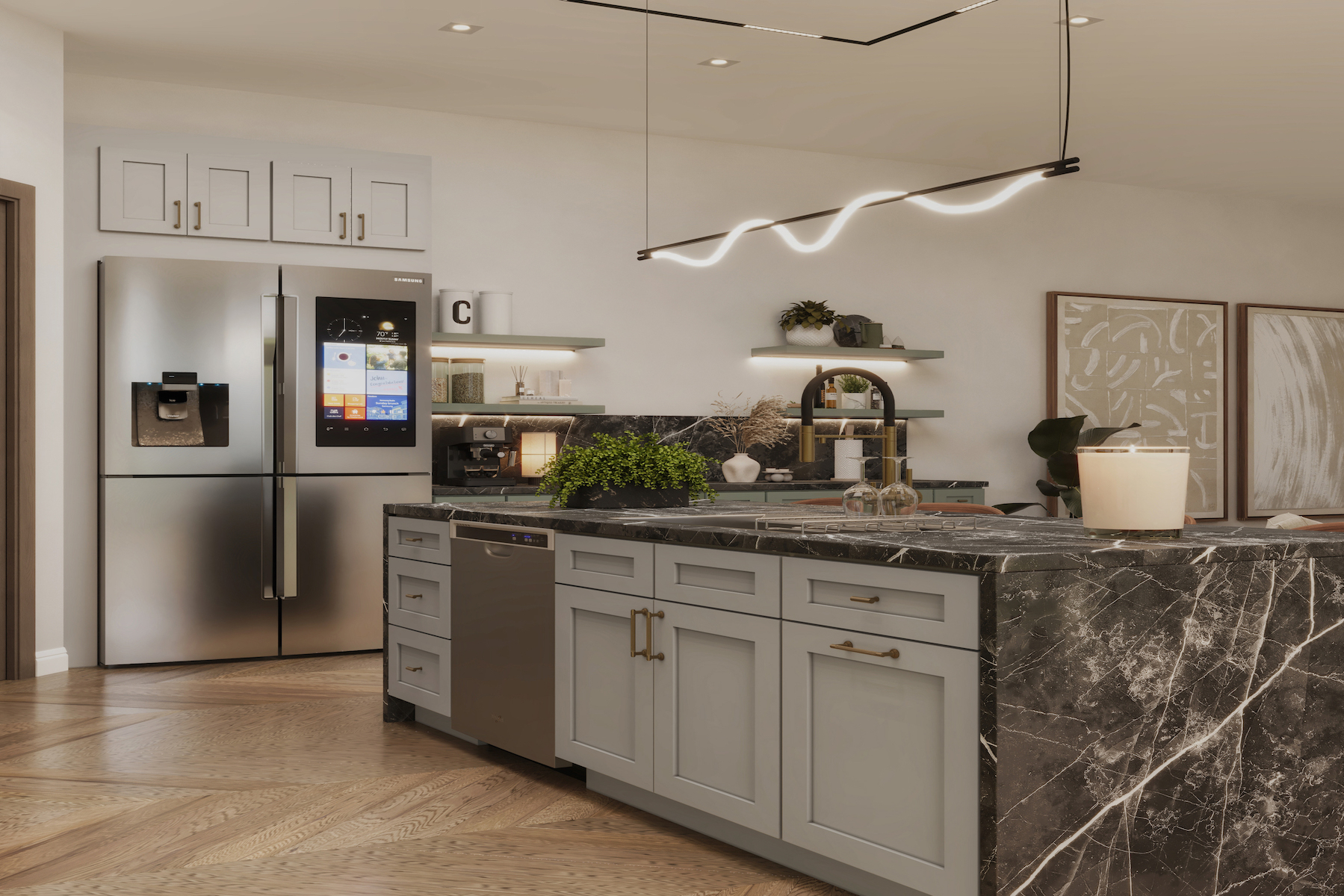 Lunar Gray original collection finish reference