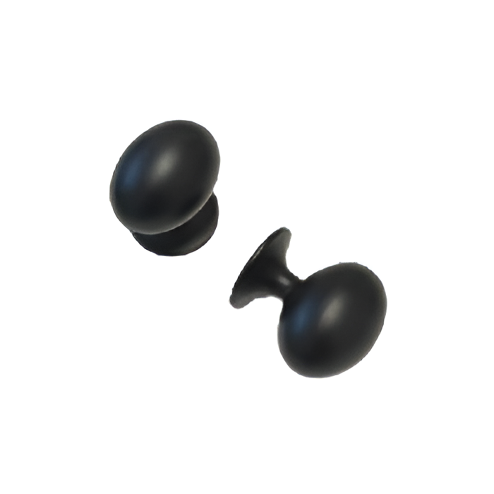Ball Knob in matte black — profile and finish reference