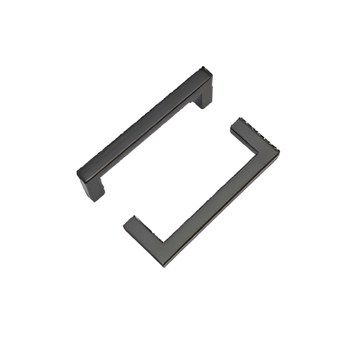 Square Pull in matte black — profile and finish reference