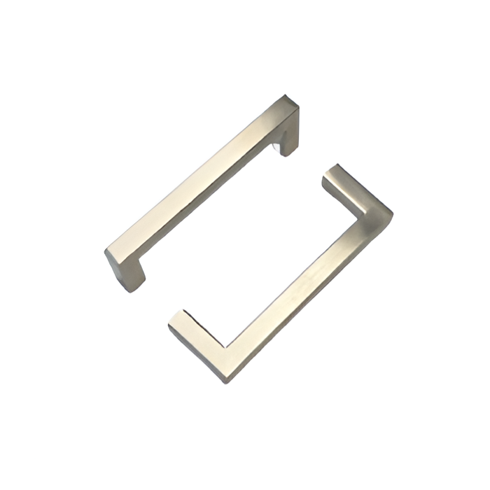 Square Pull in brushed nickel — profile and finish reference