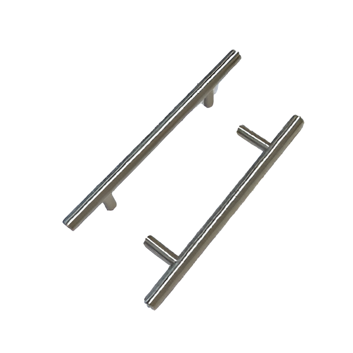 T Bar Pull in brushed nickel — profile and finish reference