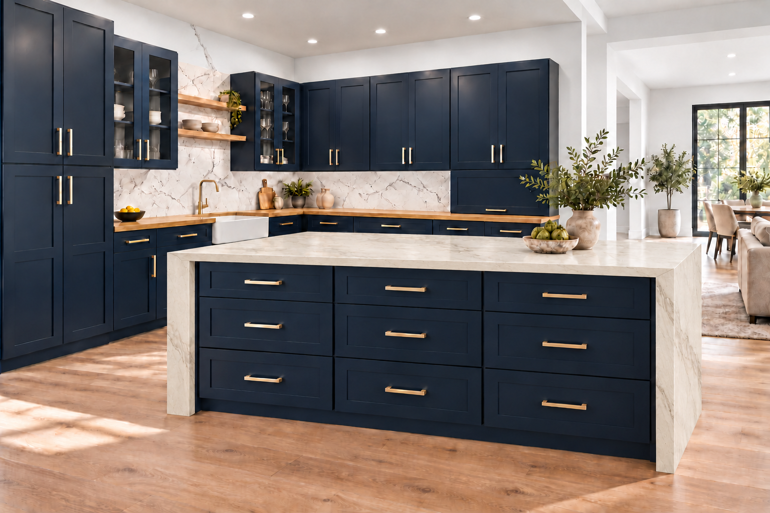 Navy Blue kitchen design inspiration